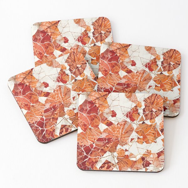 Item preview, Cracked Marble Fragments, Geometric Abstractions, Red and Orange Tones designed and sold by CoolPixels.