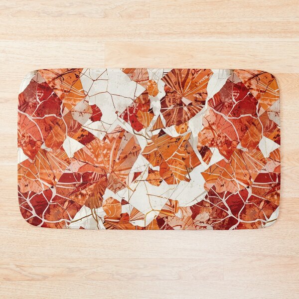 Item preview, Cracked Marble Fragments, Geometric Abstractions, Red and Orange Tones designed and sold by CoolPixels.
