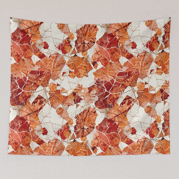 Item preview, Cracked Marble Fragments, Geometric Abstractions, Red and Orange Tones designed and sold by CoolPixels.