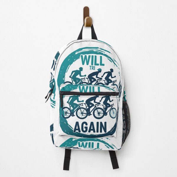 Item preview, Will TRI Again – Funny Triathlon Quote for Endurance Athletes designed and sold by Triathlongram.