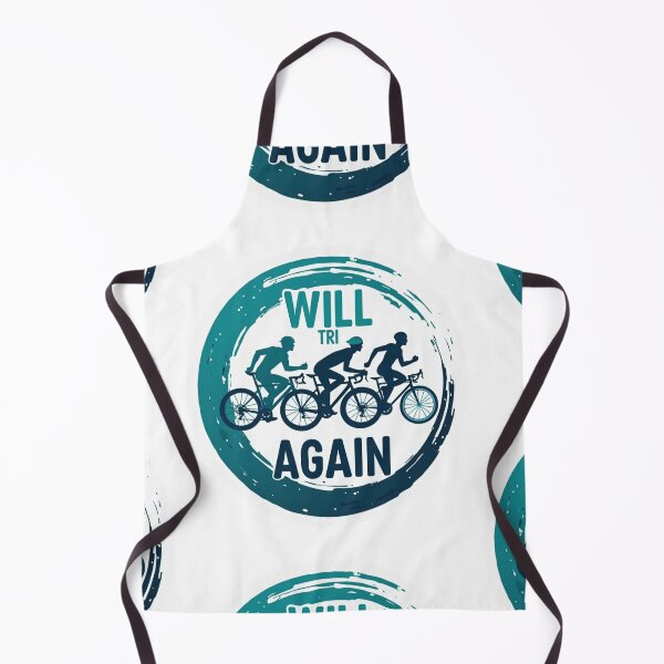 Item preview, Will TRI Again – Funny Triathlon Quote for Endurance Athletes designed and sold by Triathlongram.