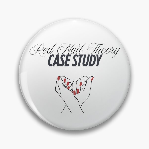 Item preview, Red Nail Theory Case Study designed and sold by AngelicAdornments.