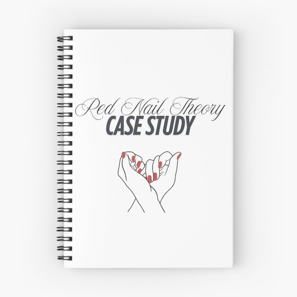 Item preview, Red Nail Theory Case Study designed and sold by AngelicAdornments.