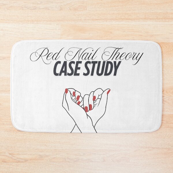 Item preview, Red Nail Theory Case Study designed and sold by AngelicAdornments.