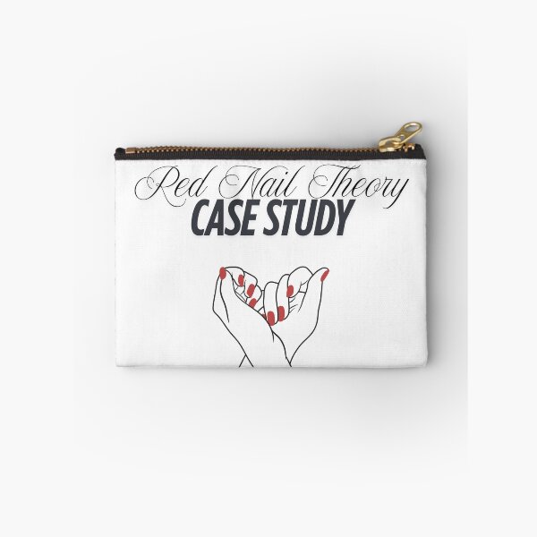 Item preview, Red Nail Theory Case Study designed and sold by AngelicAdornments.