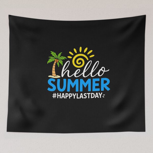 Item preview, Hello Summer Happy Last Day of School Teacher Student designed and sold by TalalosART.