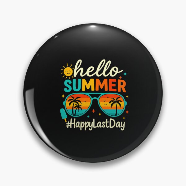 Item preview, Hello Summer Happy Last Day of School Teacher Student designed and sold by TalalosART.