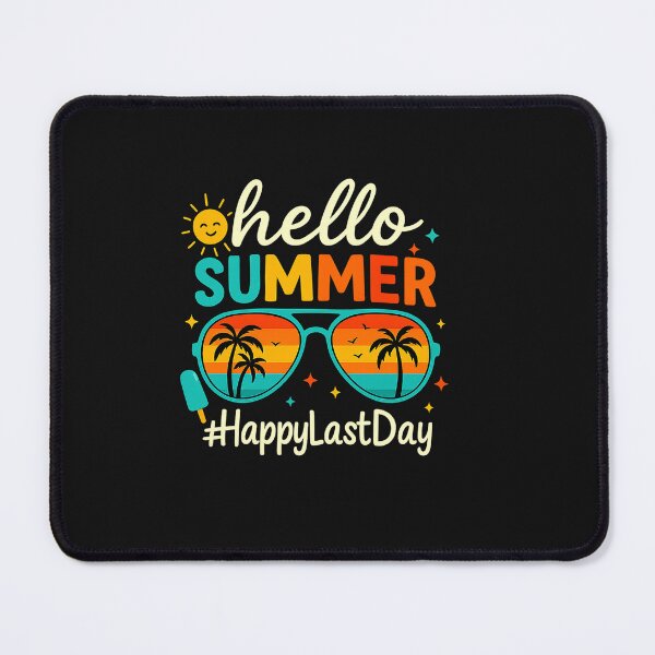 Item preview, Hello Summer Happy Last Day of School Teacher Student designed and sold by TalalosART.