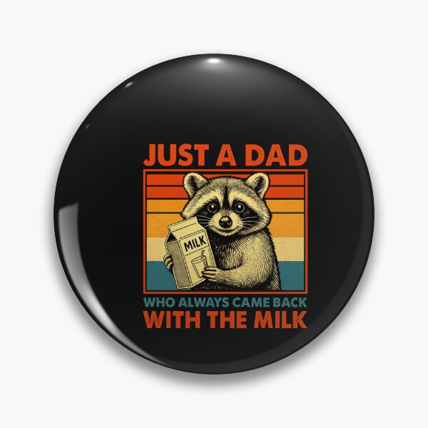Item preview, Just a dad who always came back with the milk fathers day designed and sold by TalalosART.