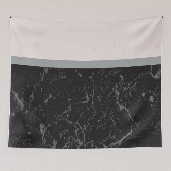 Item preview, Grey Black Marble Meets Romantic Pink #1 #decor #art designed and sold by Anita's & Bella's Art.
