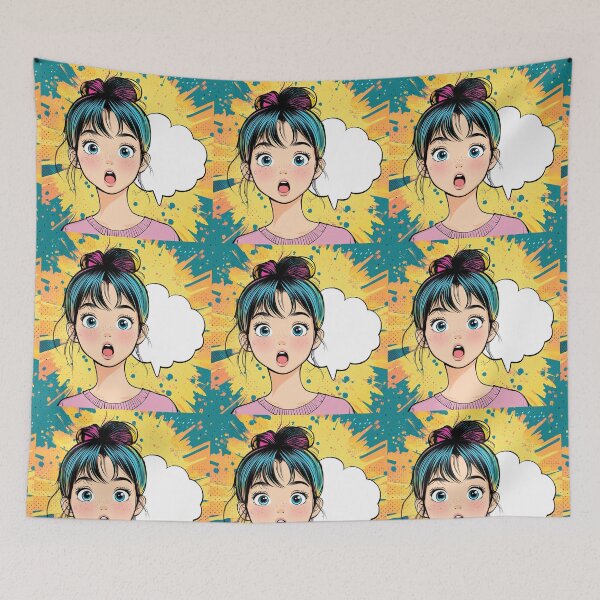 Item preview, Girl Cartoon 4096 designed and sold by Grafititee.