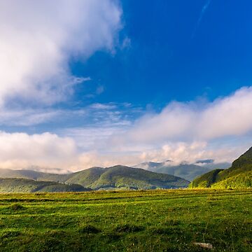 Artwork thumbnail, beautiful sunrise in mountains by mike-pellinni