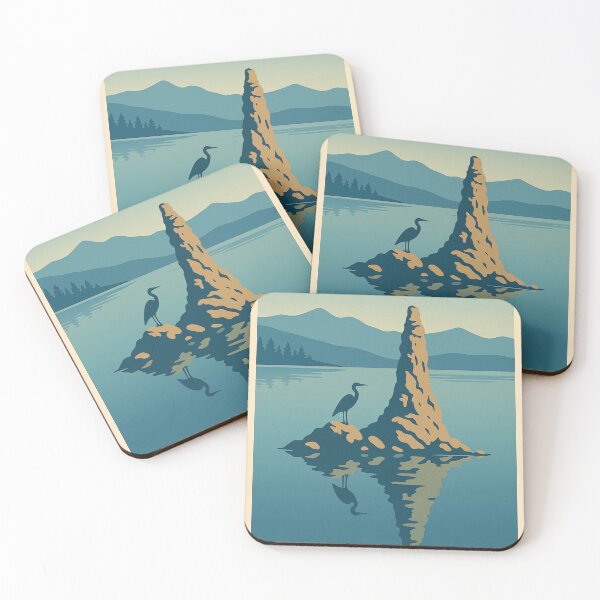 Item preview, Heron on Mono lake designed and sold by ~ Roodpart ~ Owen White.