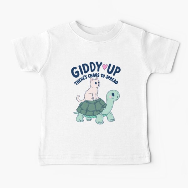 Item preview, Giddy Up Chaos Crew – Cat on Turtle designed and sold by Jess.a.creates.