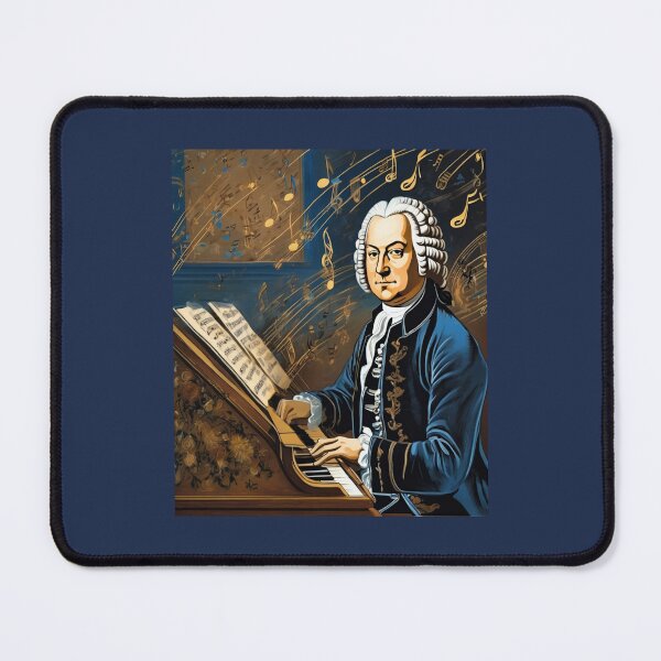 Item preview,  "Harmony in Motion: Bach at the Harpsichord" designed and sold by Artisticanvas.