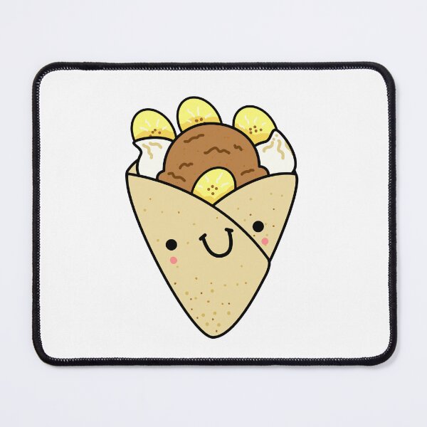 Item preview, Kawaii Bananas and Chocolate Ice Cream Crepe designed and sold by kawaiilife.