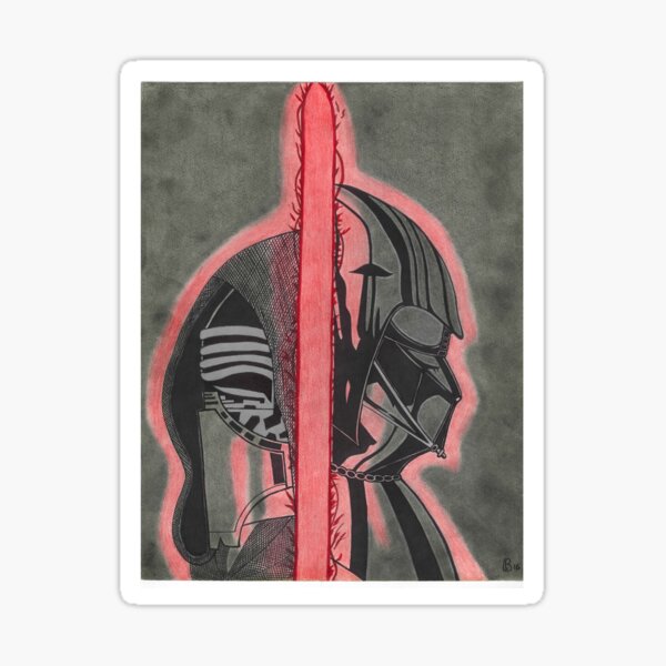 Aperçu de l'œuvre Le sabre de Kylo Ren et Dark Vador se sépare créée et vendue par VilCio.