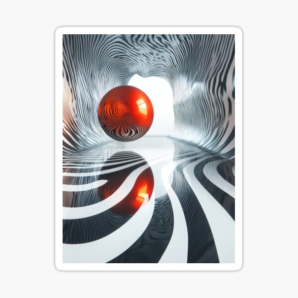 Item preview, Abstract optical illusion 4928 designed and sold by Grafititee.