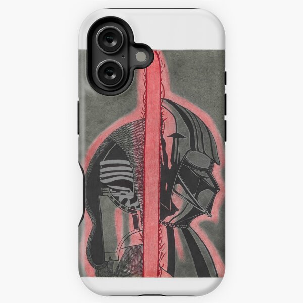 Vista previa del artículo con la obra «Kylo Ren y Darth Vader se separan en el sable», diseñado y vendido por VilCio.