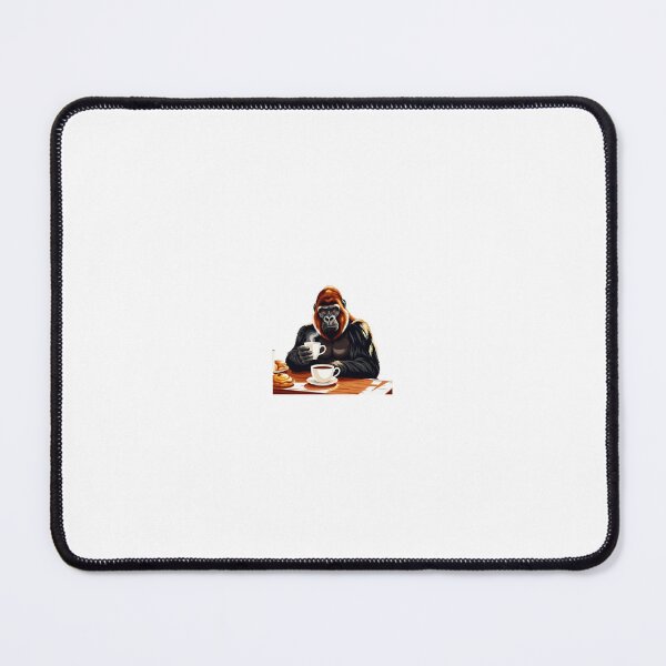 Item preview, Gorilla drinking coffee designed and sold by Kenji11.