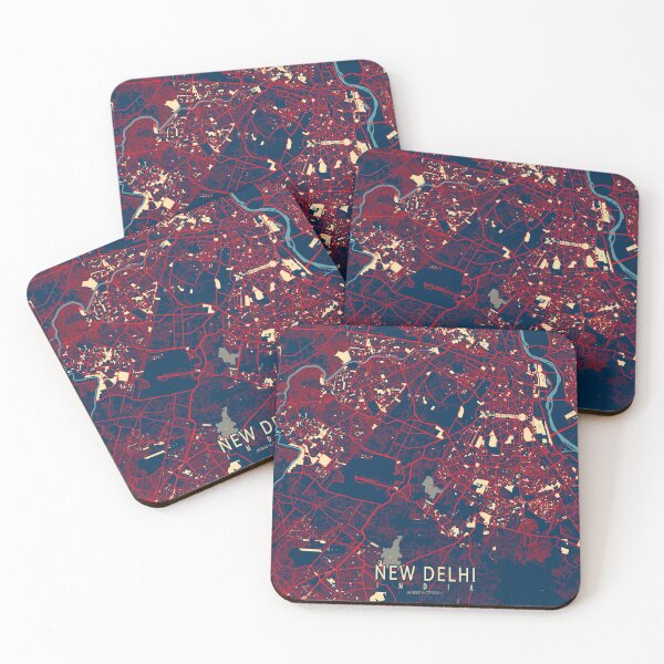 Item preview, New Delhi City Map of India - Hope designed and sold by deMAP.