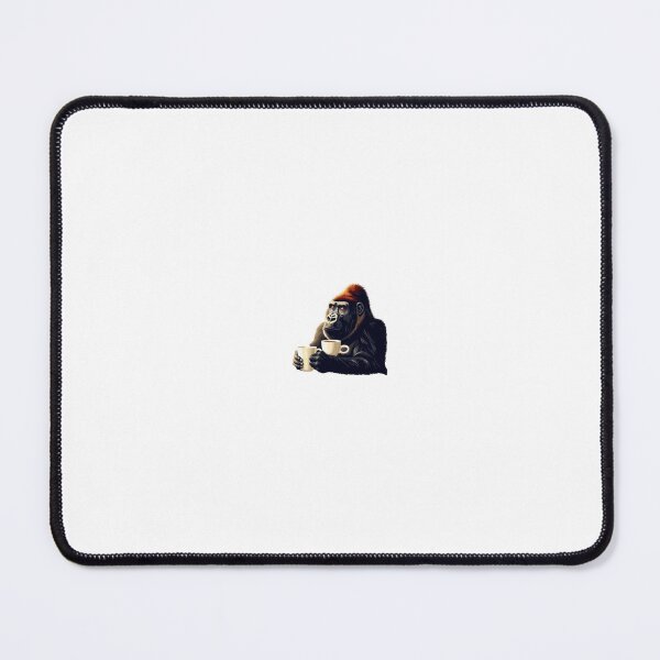 Item preview, Gorilla drinking coffee designed and sold by Kenji11.