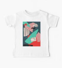 abstract paper collage Baby Tee
