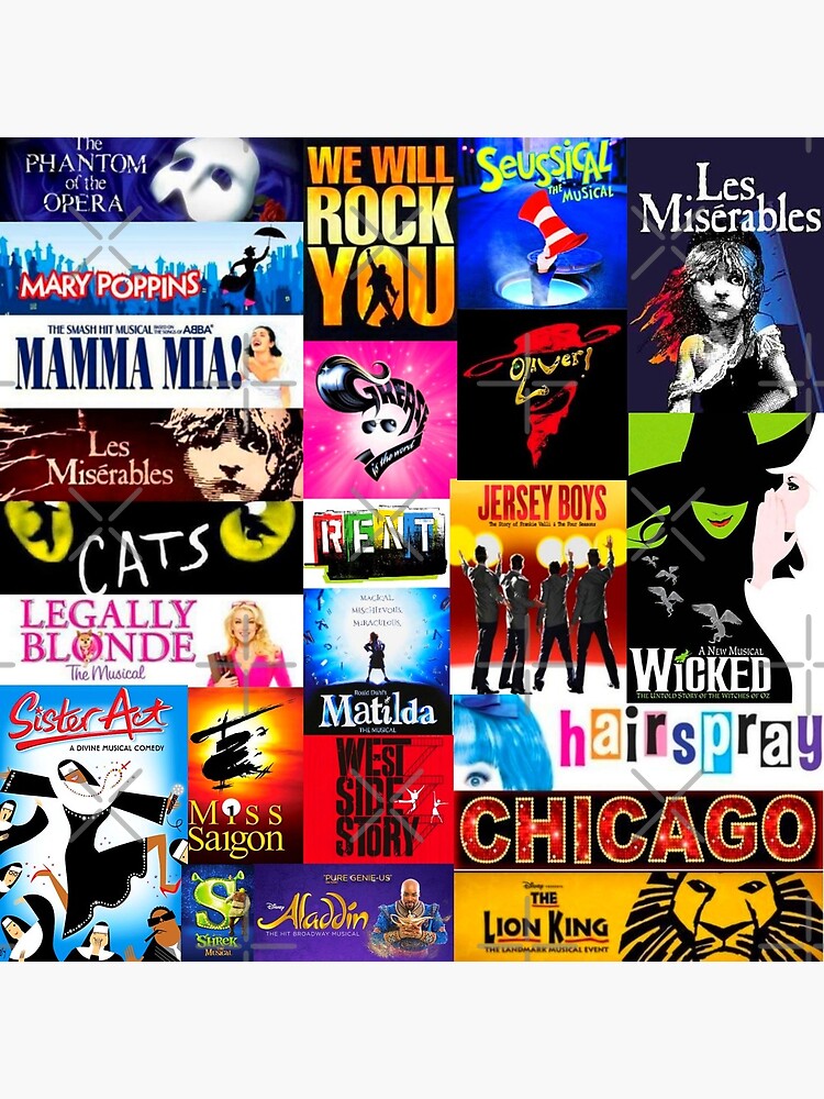 Musicals Canvas Print For Sale By Bramblebox Redbubble