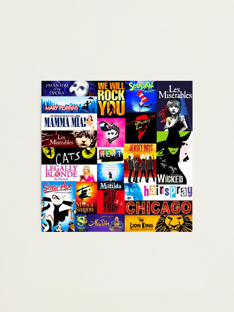 Alternate view of Musicals Photographic Print