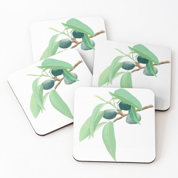 Item preview, Green almonds and leaves designed and sold by RuthGoring.