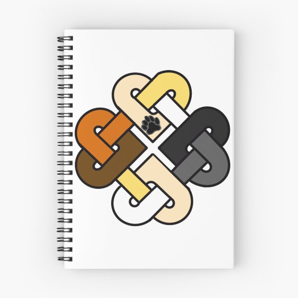 Item preview, Celtic Quarter Heart Pride Knot - Bear Color Block  designed and sold by cjo582.