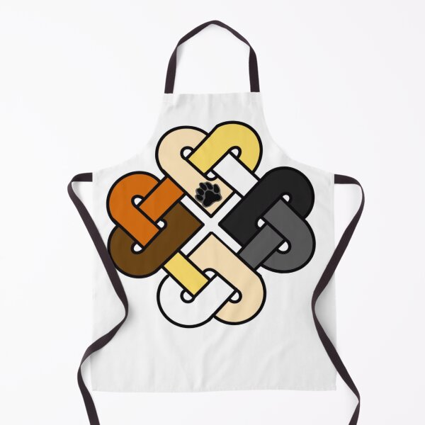Item preview, Celtic Quarter Heart Pride Knot - Bear Color Block  designed and sold by cjo582.