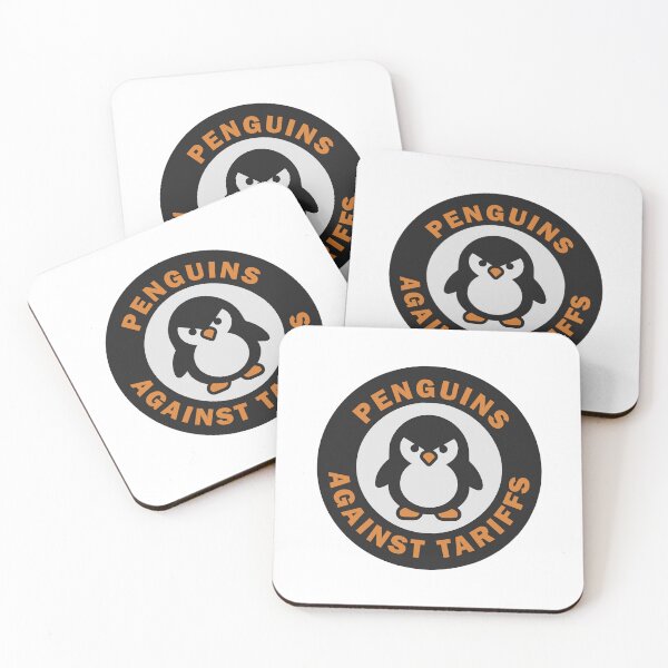 Item preview, Penguins Against Tariffs Resist Penguin designed and sold by MarkGreenawalt.