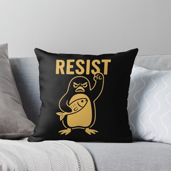 Item preview, Penguins Resist designed and sold by MarkGreenawalt.