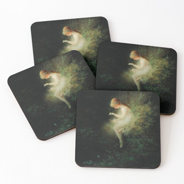 Item preview, Karl Wilhelm Diefenbach : Girl Holding a Snake – Innocence (1900) designed and sold by YNTDigitalHouse.