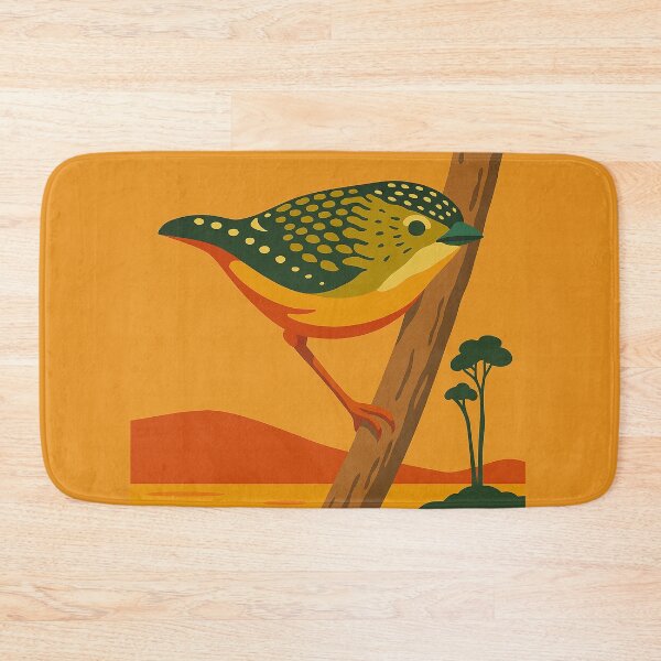 Item preview, Golden Pardalote – Retro Australiana Bird Art designed and sold by MRageebArt.