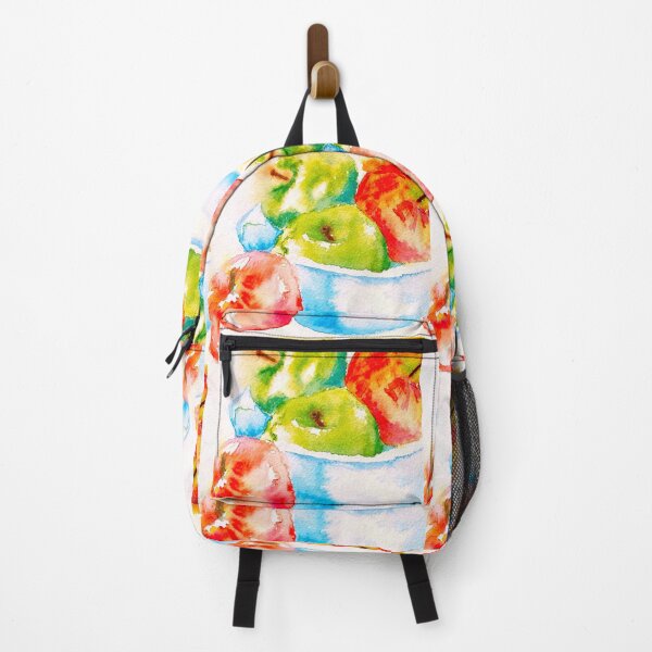 Item preview, Red and Green Apples Watercolor Painting Art Still Life designed and sold by Sarah Rajkotwala.