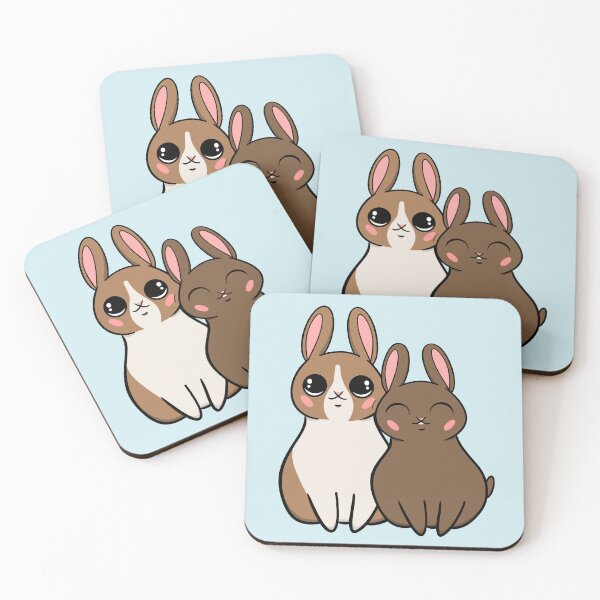 Item preview, Adorable Bunny Buddies (Brown) designed and sold by makell-creates.