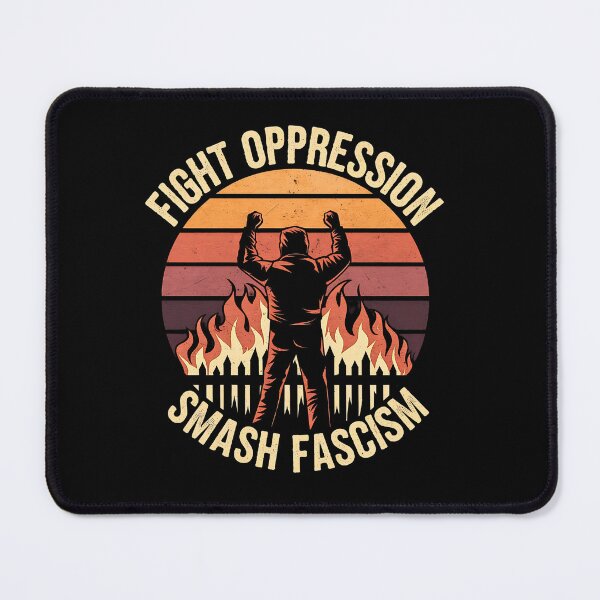 Item preview, Fight Oppression Smash Fascism Retro Protest designed and sold by Taans-Creation.