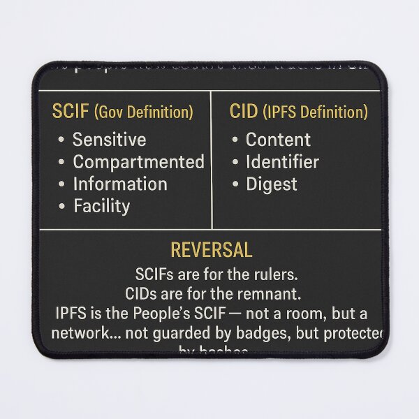 Item preview, IPFS = THE PEOPLE'S SCIF designed and sold by BiginkArt.