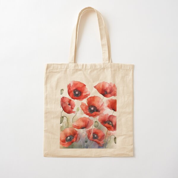 Item preview, Soft and Bright Poppy Watercolour designed and sold by SerenebySL.