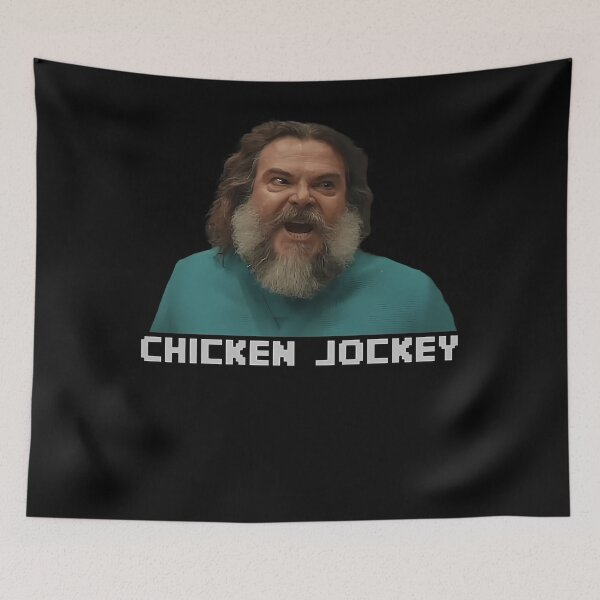 Item preview, Chicken Jockey Minecraft Movie Meme designed and sold by Picolo25.