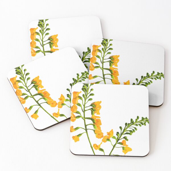 Item preview, vector illustration of padauk flowers and beautiful buds, For Myanmar water festival (Thingyan). designed and sold by MiMee4451.