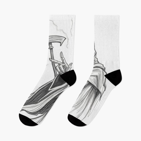 Item preview, Dark & Cool Grim Reaper Design – For Goth, Metal & Halloween Vibes designed and sold by apoknight.