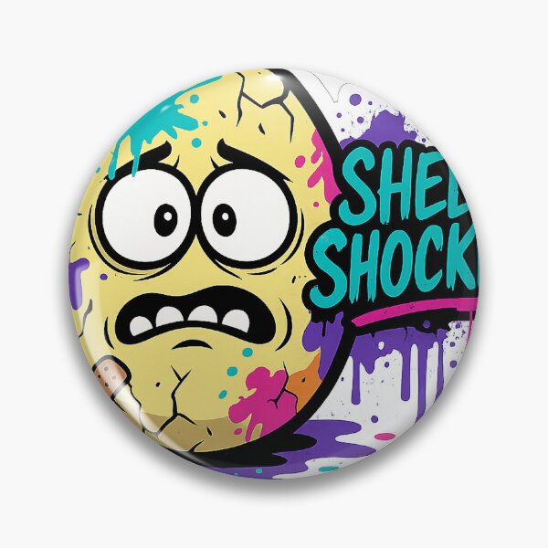Item preview, Shell Shocked – Graffiti Egg Easter Sticker designed and sold by Wesbro0.
