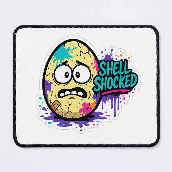 Item preview, Shell Shocked – Graffiti Egg Easter Sticker designed and sold by Wesbro0.