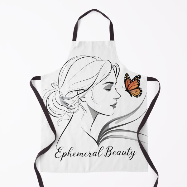 Item preview, Ephemeral Beauty – Feminine Butterfly Line Art designed and sold by SalahuTheBoss.