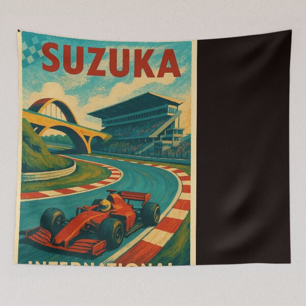 Artikelvorschau, Formel-Rennwagen auf dem Suzuka International Racing Course entworfen und verkauft von Places On Earth.