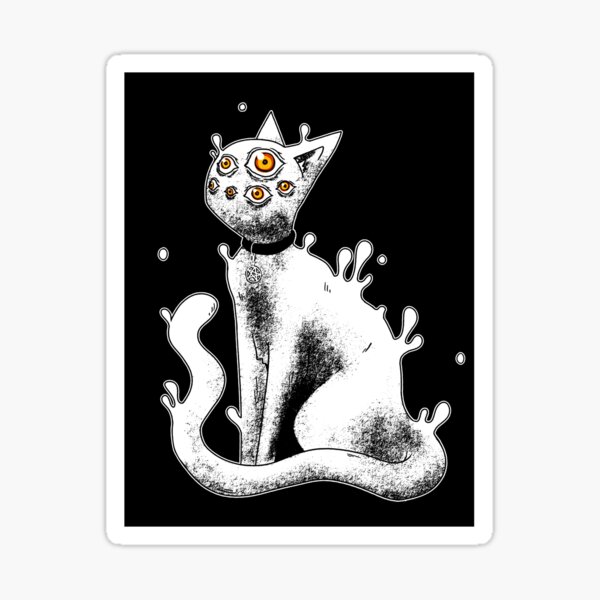 Item preview, Creepycat designed and sold by leomarart.