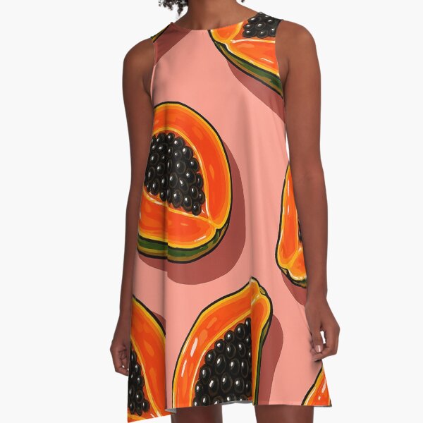 Item preview, Colorful Summer Papaya Design – Juicy Tropical Orange Fruit Aesthetic, Zesty Y2K Fruit  Art & Summercore Energy Vibes designed and sold by Bored Duck.